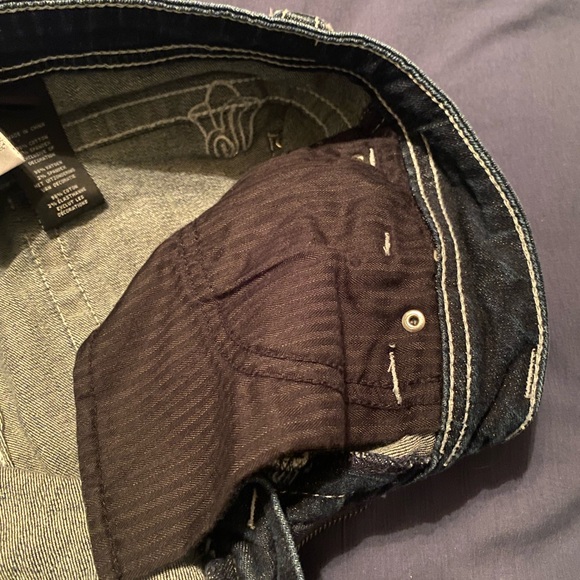 Women's Harley Davidson Jeans with Embroidered Design size 8 bootleg low rise - Picture 15 of 15